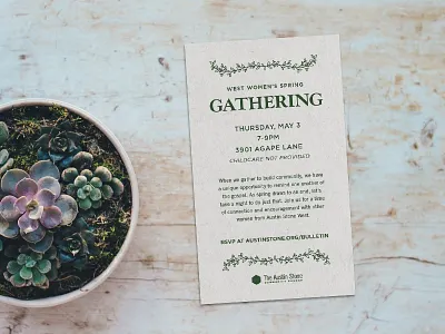 Women's Spring Gathering beautiful branch floral gathering vine women