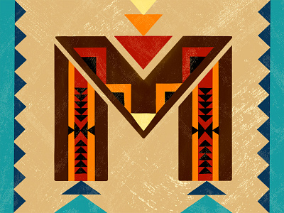 M 36 days of type geometric hand lettering illustration lettering m shapes