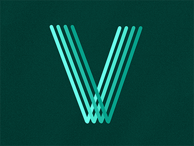 V 2d 36 days of type classic goodtype illustration letter lettering lines modern motion type v