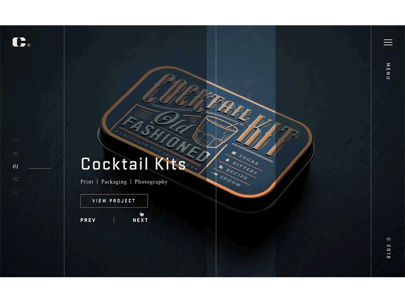 CodyPetts.com development page transitions responsive web design