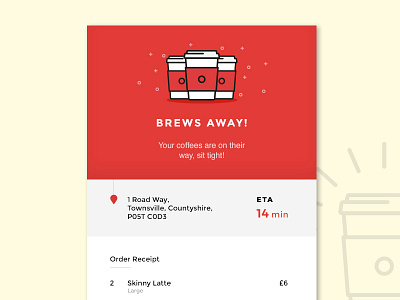 Daily UI #17 - Order Receipt daily ui order receipt receipt ui ui design ux