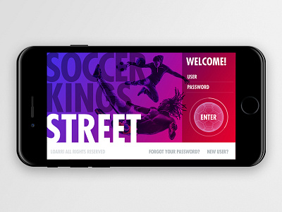 Soccer Kings Street app design futbol game ios iphone product soccer ui ux