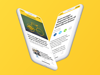 National Post App app design ios iphone mindsea mobile design newspaper user experience user interface ux