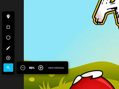 Zoom annotations approval collaboration comments files markup menu review settings versions video zoom