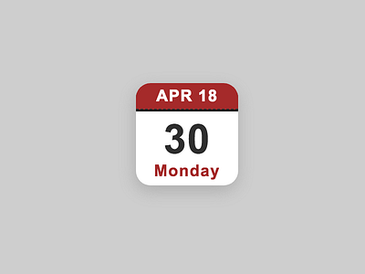 App Icon app calendar css dailyui design html icon javascript ui ux web webdesign