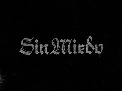 Lettering_ SinMiedo graphicdesign lettering vector