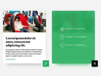 DailyUI #010 Social Share dailyui news share social