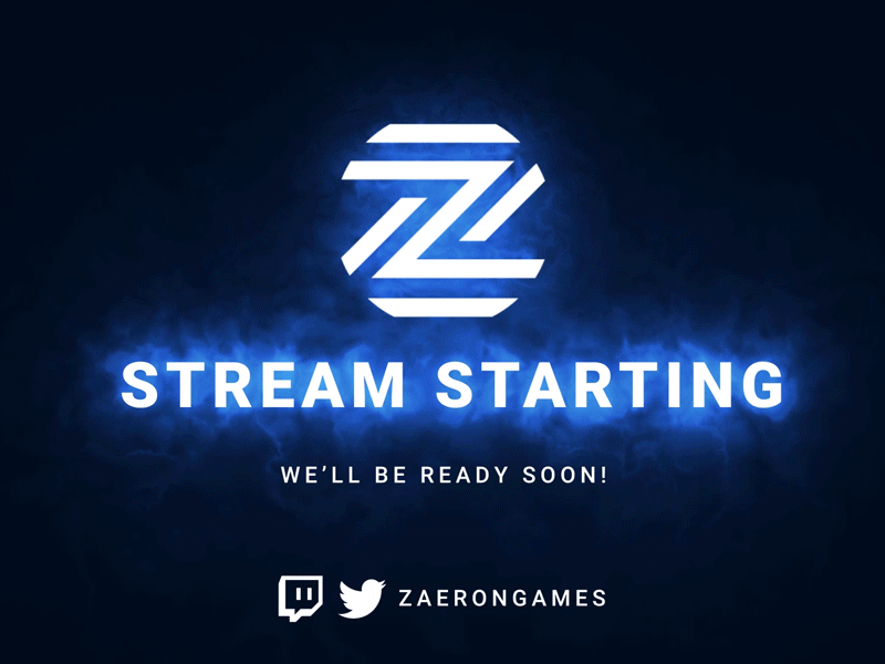 Stream Starting Screen animation gaming graphics logo motion streaming