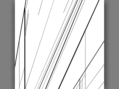 Abstract Clock Line 3 abstract clock composition design illustration line minimal