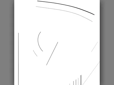 Abstract Clock Line 2 abstract clock composition design illustration line minimal