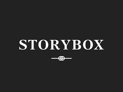Storybox branding logo type