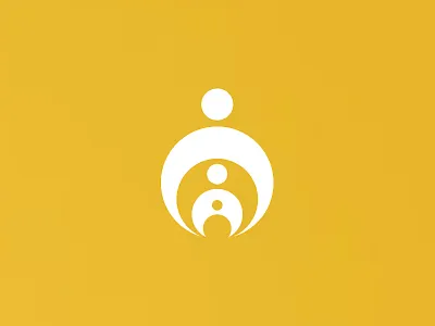 Family branding children family father human illustration logo mark mother nonprofit people