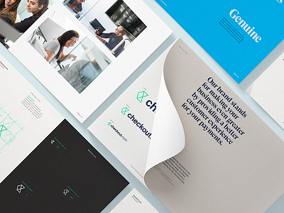 Checkout | Brand Guidelines art direction b2b brand identity branding fintech styleguide