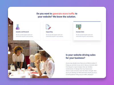 Margin HTML clean creative design gradient html marketing modern seo simple template