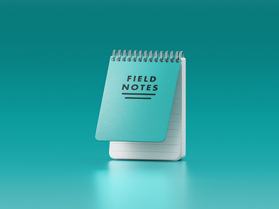 Notepad.exe 3d cgi icon illustration windows