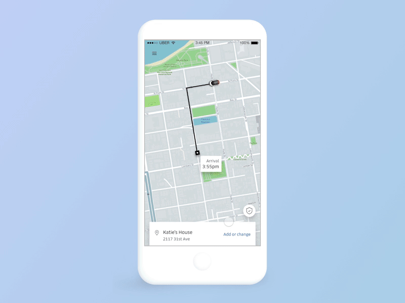 Safety Center design feed mobile motion safety story uber uber design ui