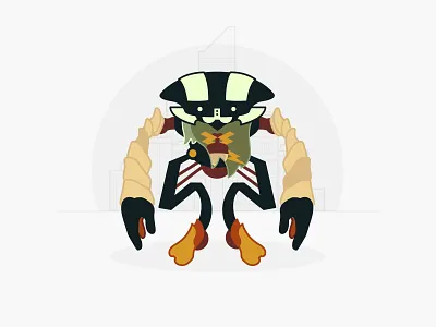 Shell Walker or Siege Giant giant illustration imagination experiment robot scifi space