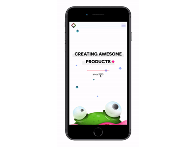 Parallax Effect animation framer mobile prototype