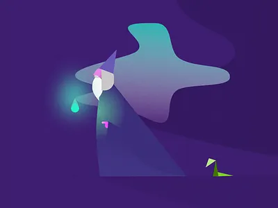 Wiz & Liz design graphic illustration wizard