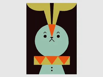 Circus (Rabbit) animals circus illustration rabbit