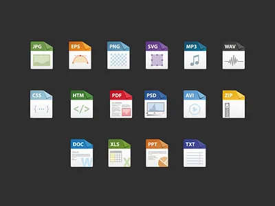 Filetype Icons document excel filetype icon photoshop powerpoint ui word