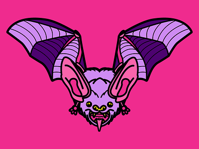 Bat illustration vector