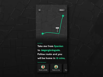 Daily UI #020 - Location Tracker daily dailyui gps location tracker ui ux way wayfinder