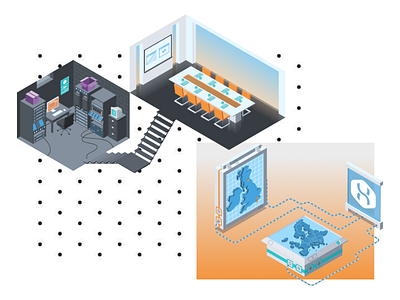 Learning about tech custom free throw illustration