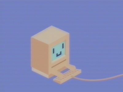 Digital Love animation computer digital gif loop love macintosh motion retro computer vhs