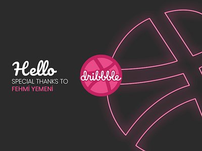 Hello Dribbble! dribbble first hello invite shot