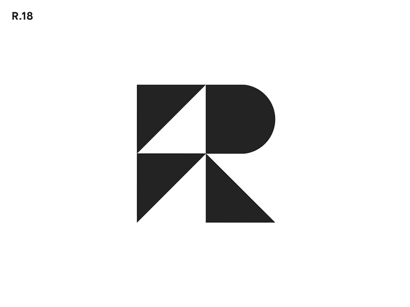 Animated R animated r animated type animation lettering logo r type