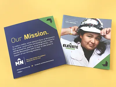 Elevate Minnesota Brochure art direction elevate minnesota misty marquis mn olson agency print collateral