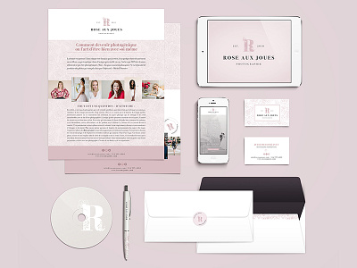 Rose aux joues - Complete branding