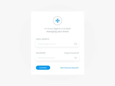 Droneenthusiast - Login account drone interface login navigation register responsive sign in sign up ui user website
