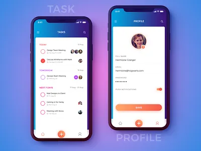 ToDo List App- IphoneX app concept ios iphonex photoshop todo todo list ui uidesign user interface ux uxdesign