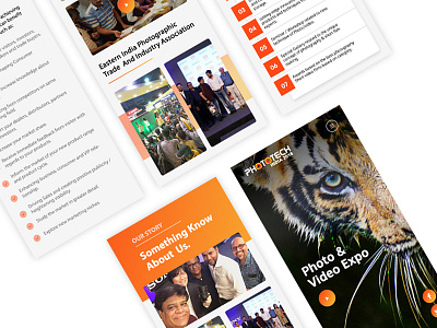 PhotoTechWebsite mockups phototech website website design
