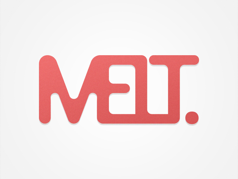 Melt gif gradient logo melt