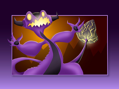 Kreevil the Destroyer dragon illustration kreevil monster