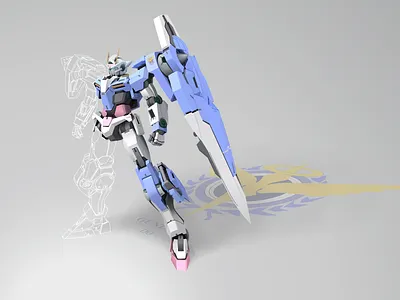 Mobile Suit Gundam 00 gundam illustrator ms