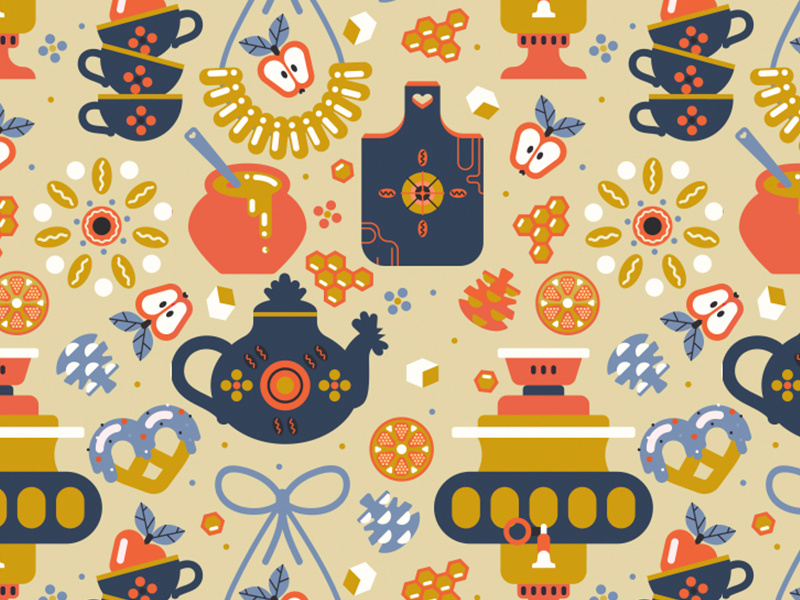 Example of Premium Seamless Pattern Design Option