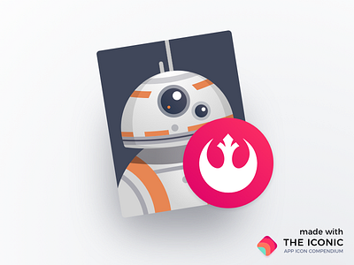 BB-8 macOS App Icon android app icon bb 8 droid icon iconic macos rebel star wars