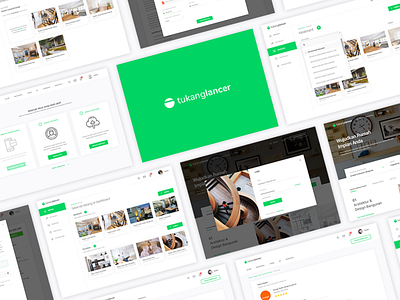 Tukang Lancer - Screen Snapshots artisan freelancer house landing marketplace professional snapshot workman
