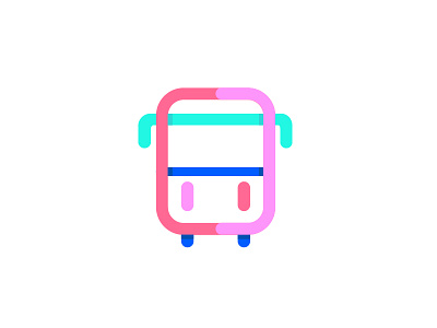 BUS bus icon logo