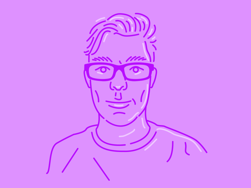 Employees Portrait employee face illustration line portrait stroke