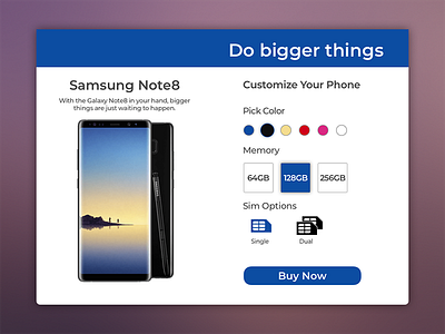 Daily UI #033 - Customize Product app branding clean customize dailyui flat product type ui ux visual web