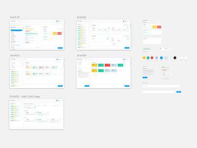 Working on U Degree's Dashbaord Design course dashboard interface design layout planning schedule ui university user experience ux