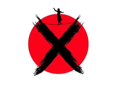 X for 26daysoftype 26daysoftype alphabet brush illustration type