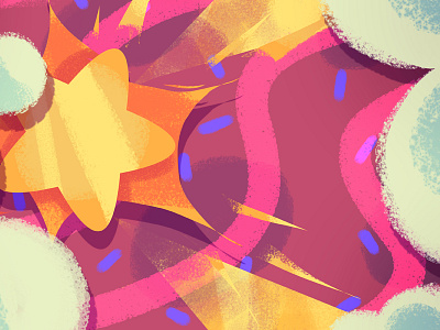 Book bckgrnd #1 background childrens book illustration pink star