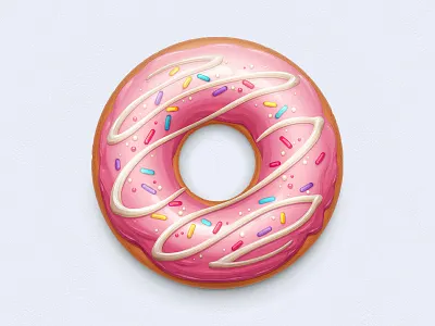 Donut donut doughnut food icon vector