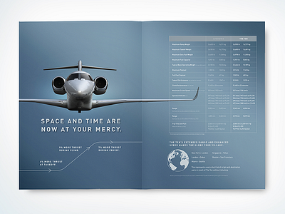 Ten Brochure Time And Space Spread and brochure space spread ten time